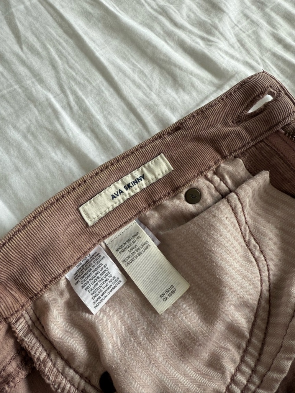 Lucky Brand Ava Skinny Jeans (dusty rose) — 8/29 - Picture 6 of 8